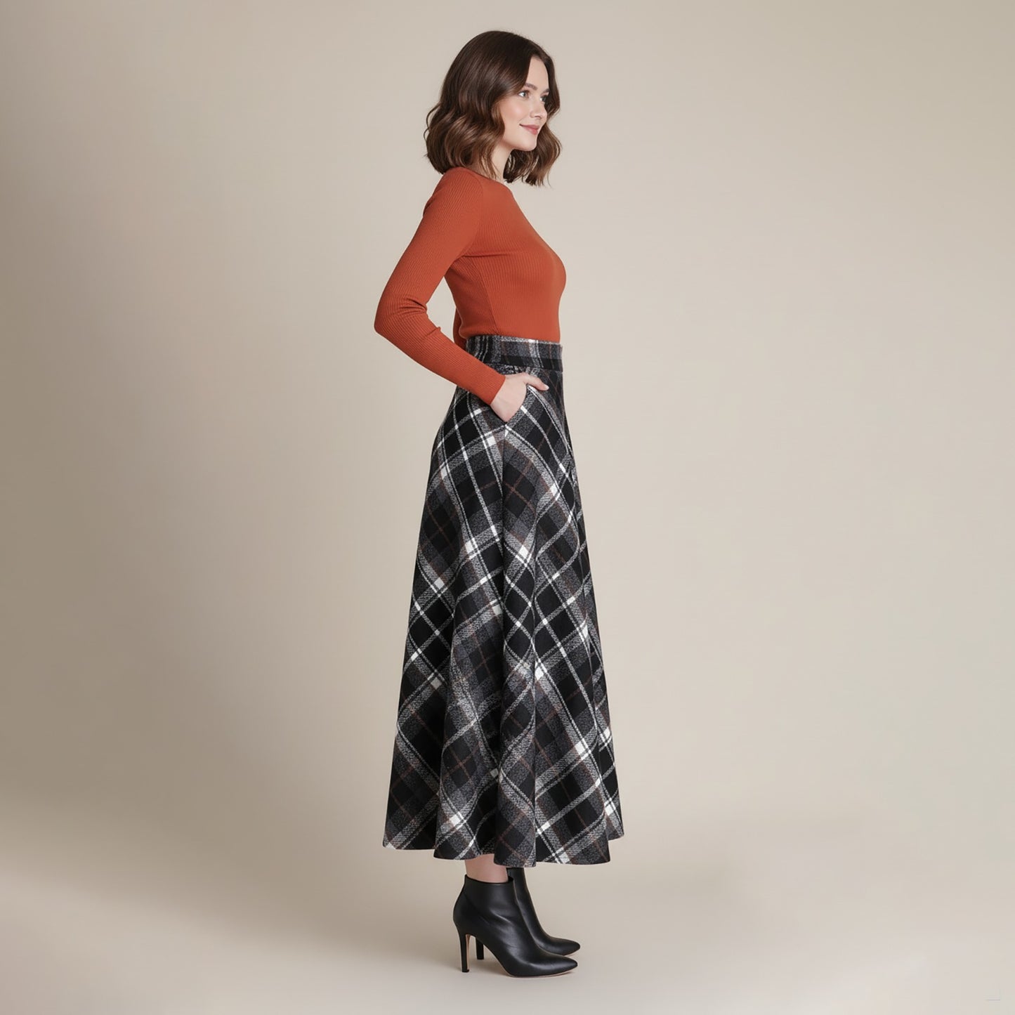 Oxford Maxi Skirt