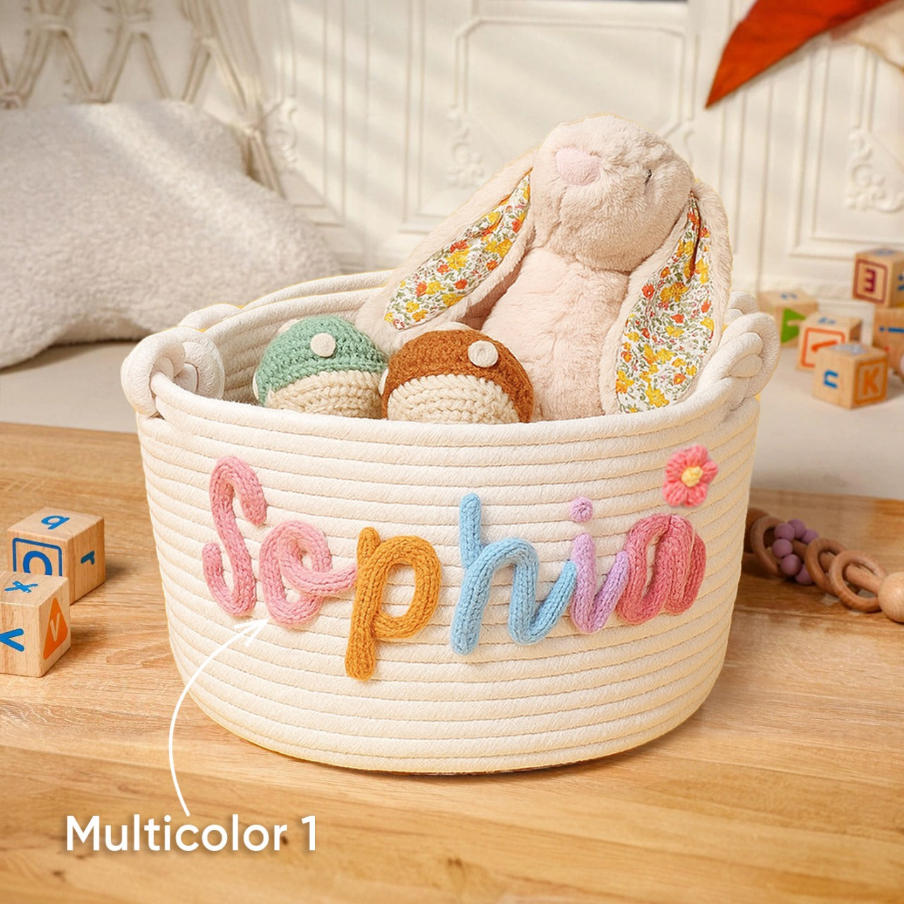 Basket with Baby’s Name