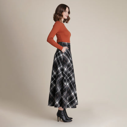 Oxford Maxi Skirt
