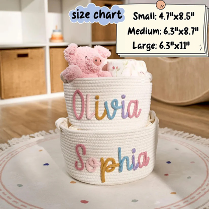 Basket with Baby’s Name